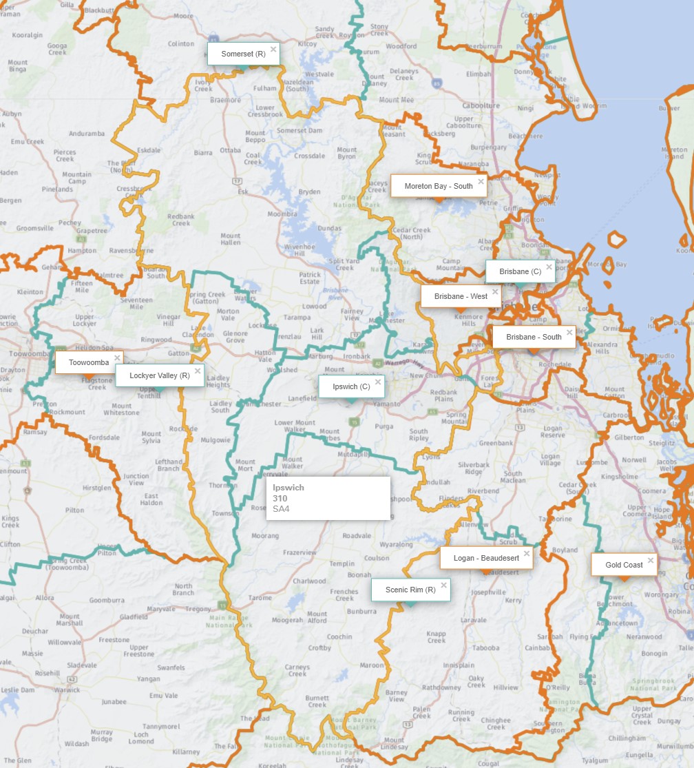 Ipswich SA4 with LGA boundaries-1